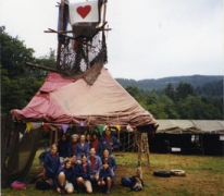 Thematent op kamp chiro Geertrui, Maboge, 2001