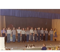Groepsfeest Tiptiens chiro Geertrui, Melle, 1975-1979