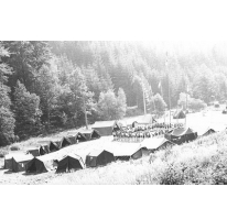 Opening chiro Melle op kamp, Guirsch, 1975