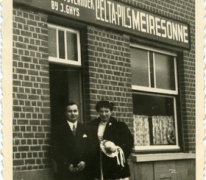 Café De Vijverhoek, Oosterzele, 1953