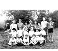 De toppersafdeling op kamp Tenneville, 1979