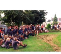 Opening van het kamp, Melle, 2000.