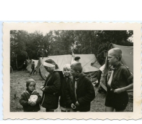 Bezoek op kamp, Ardennen, 1965- 1969.