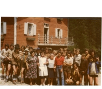 Groepsfoto, Tirol, 1977.