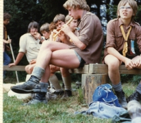 Blokfluit spelen, Grandhan, 1980.