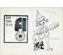 Programma groepsfeest chirojongens, Melle, 1972