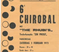 Affiche 6e chirobal, Melle, 1973
