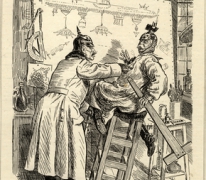 Cartoon Graaf von Zeppelin, 1914