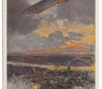 Een zeppelin bombardement op Antwerpen, 1914
