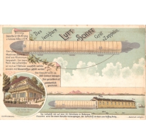 Zeldzame en oudste zeppelin, 1900.