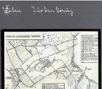 Grondplan van het vliegveld van Gontrode, 1917