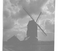 De molen van Lemberge voor zijn sloop, 1917