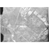 Luchtfoto van het vliegveld van Sint-Denijs-Westrem, 1917.