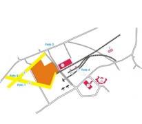 Plattegrond van het Gontroods vliegveld, 1917