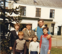 Familie Rahoens, boomkwekers, Oosterzele, jaren 1975-1980