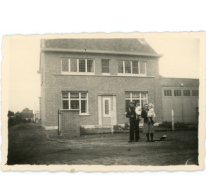 De woning van Floré na verbouwingen, Lochristi, begin jaren 1950

