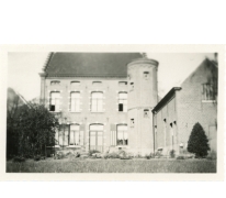 Achterzijde bloemisterij Van Hecke, Zaffelare, 1920-1930
