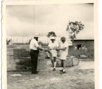Missiepost pater Alfons Mabilde en medebroeders, Belgisch-Congo, ca. 1960
