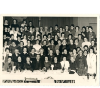 Viering van het 100e lid van de KAV, Letterhoutem, ca. 1970