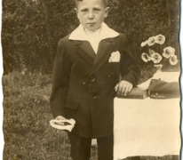 Albert Verbrugghen als kind, Oosterzele