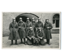 Groepsfoto soldaten, met Albert De Graeve