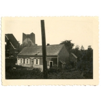 Bouw van de nieuwe kerktoren, Letterhoutem, 1934-1936