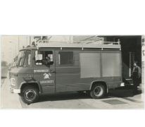Nieuwe brandweerwagen, Lochristi, 1978