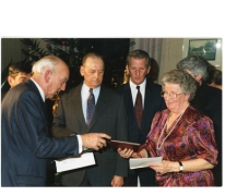 Gouden jubileum Maurice en Esther Blanquaert, Lochristi, 12 december 1990