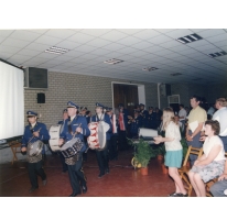Harmonie van Lochristi, afscheidsfeest van burgemeester Jean De Schryver, Zeveneken, 31 mei 1992