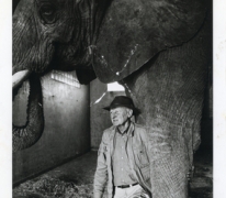 Harry Malter met olifant