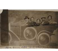 Albert en Rachel De Smet op de kermis in Amiens, 1926