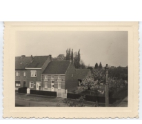 Boerderij/Bloemisterij van Prosper Poppe aan de Vossenstraat in Melle, 1959