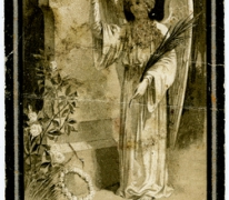 Bidprentje van Leonie Germaine Delclef, Sint- Lievens- Houtem, 1929