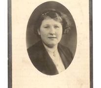 Bidprentje Francine Geers, Gentbrugge, 1937