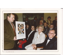 Afscheidscadeau voor burgemeester Otte, Sint-Lievens-Houtem, 1994