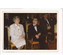 Burgemeester Otte en zijn echtgenote, Sint-Lievens-Houtem, 1994