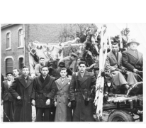 Inhuldiging pastoor Sabeau, Sint-Lievens-Houtem, 1951