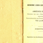 Inschrijvingsboekje, Vlierzele, 1903-1919