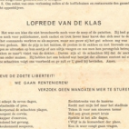 Afscheidsbrief na afloop van legerdienst, Oosterzele, 1948