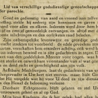 Bidprentje, burgemeester Ernest De Witte, Oosterzele, 1929