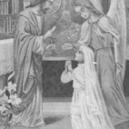 Herinneringsprentje Pl. H. Communie van Cecile De Clercq, Balegem, 1932