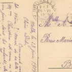 Melle  Château des Fougères à Mr. Verplancke de Diepenhède de St. Génois.