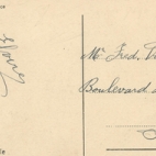 Melle  Château des Fougères à Mr. Verplancke de Diepenhède de St. Génois.